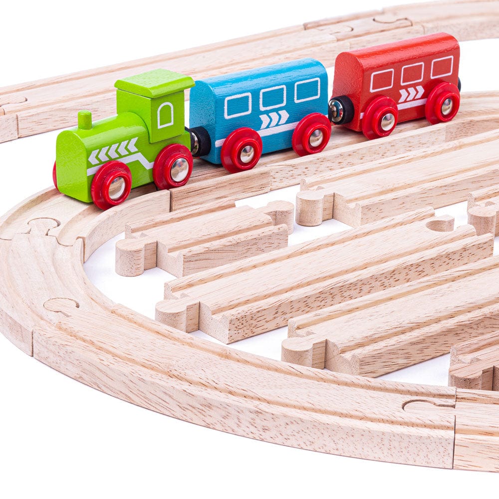 Bigjigs Rail Straights & Curves Track Pack