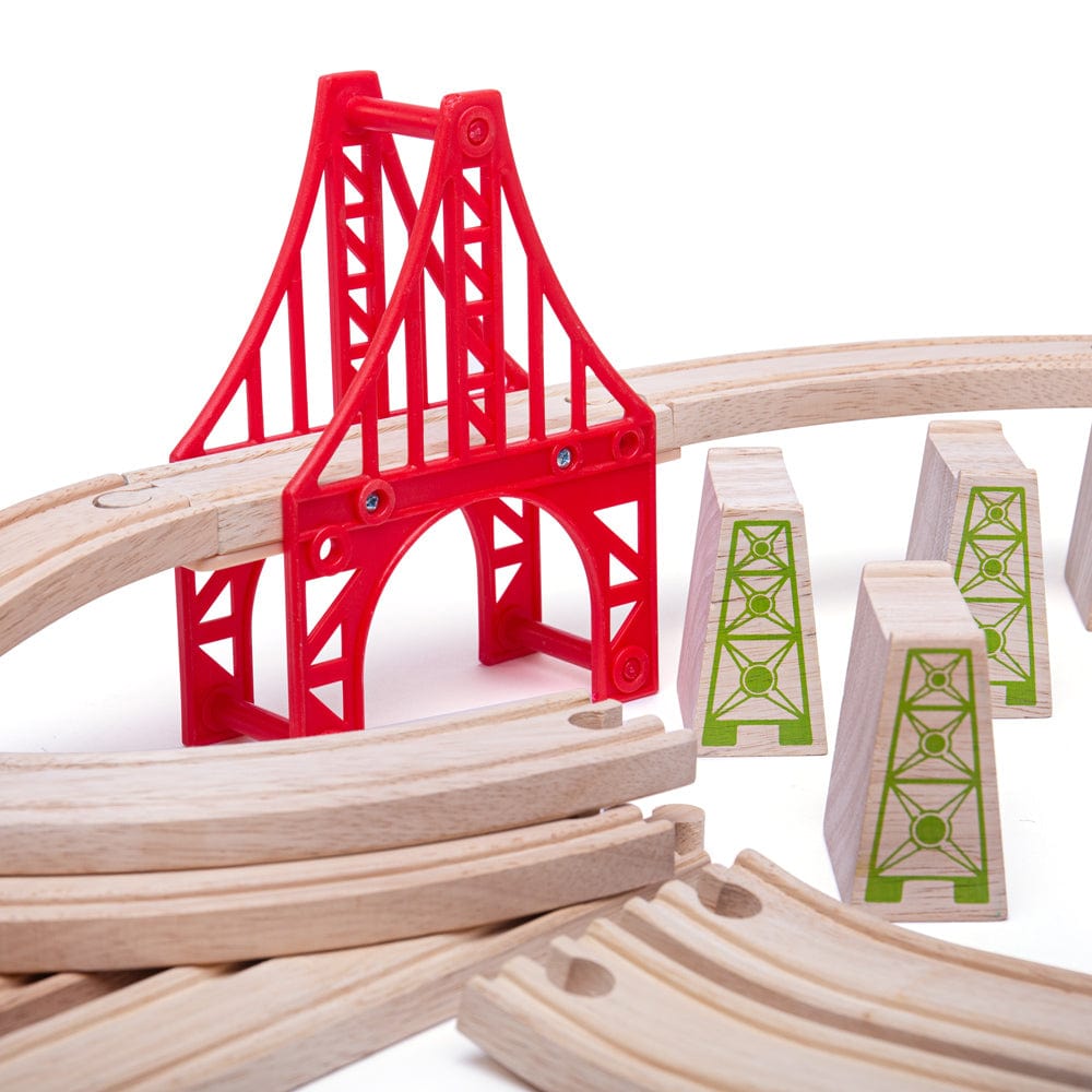 Bigjigs Rail Toy Trains & Train Sets Bigjigs Rail Bridge Expansion Set