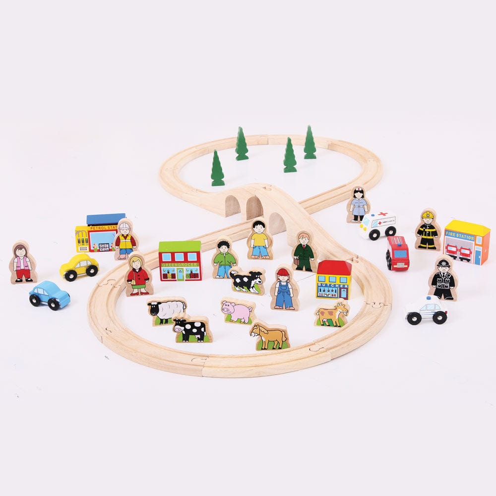 Bigjigs Rail Trackside Accessory Set