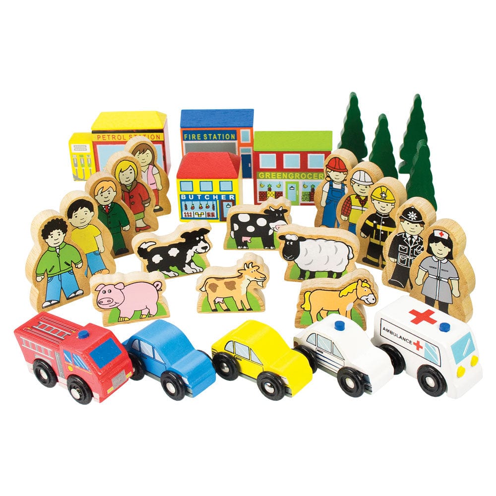 Bigjigs Rail Trackside Accessory Set