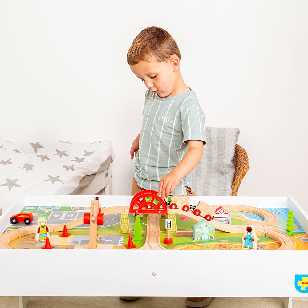 Bigjigs Rail Train Set & Table