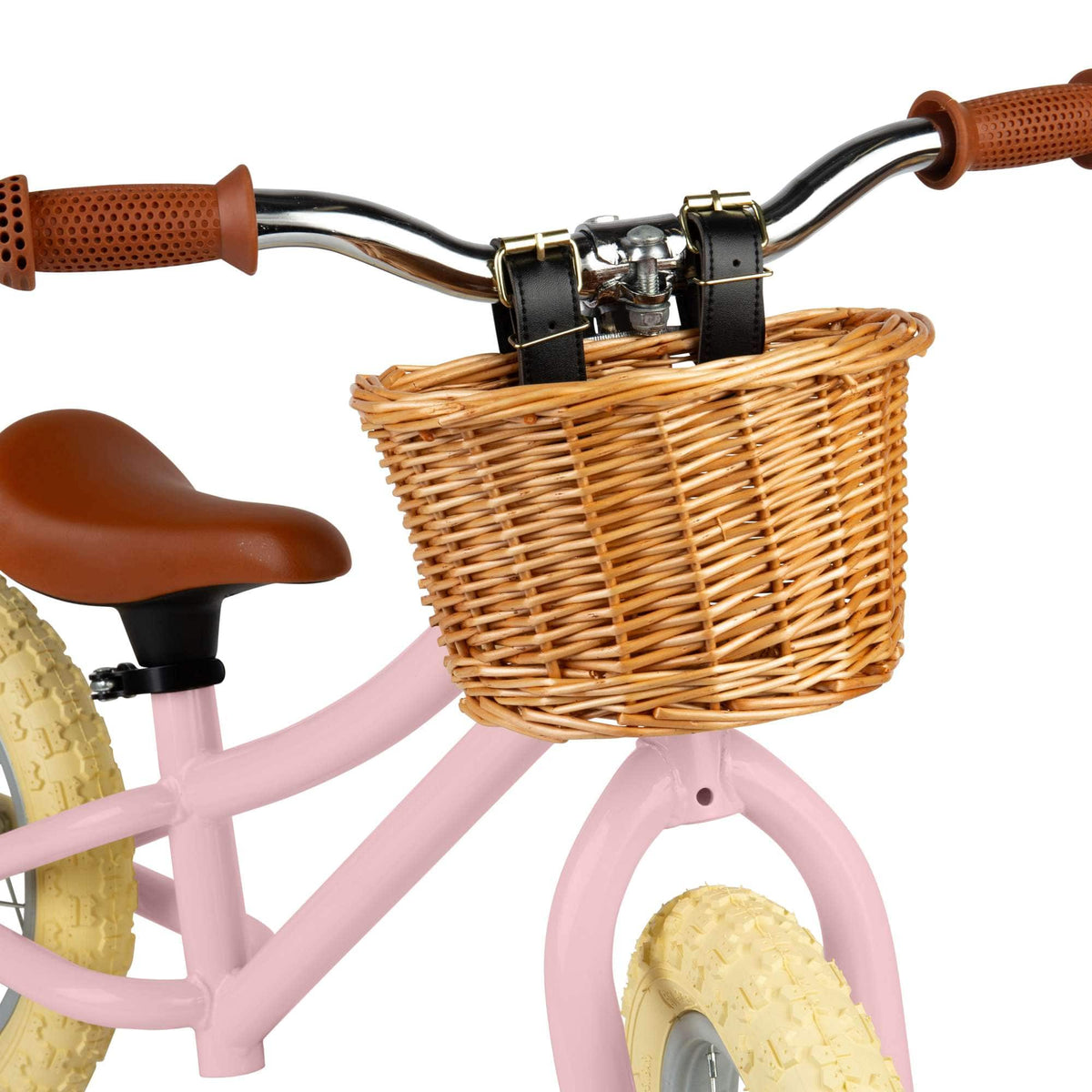 Bigjigs Toys Balance Bike Bigjigs Toys Balance Bike with Basket - Pink