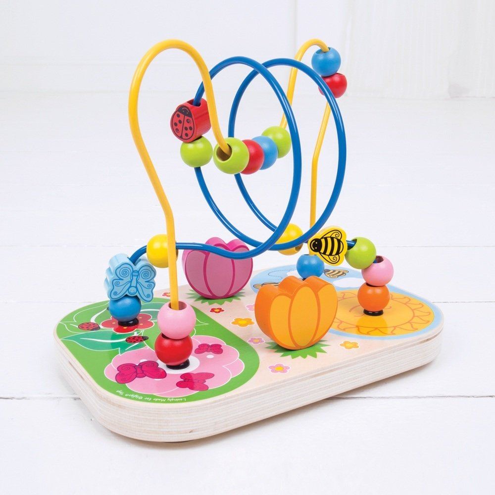 Bigjigs Toys Bead Maze Bigjigs Toys Flower Bead Frame Maze