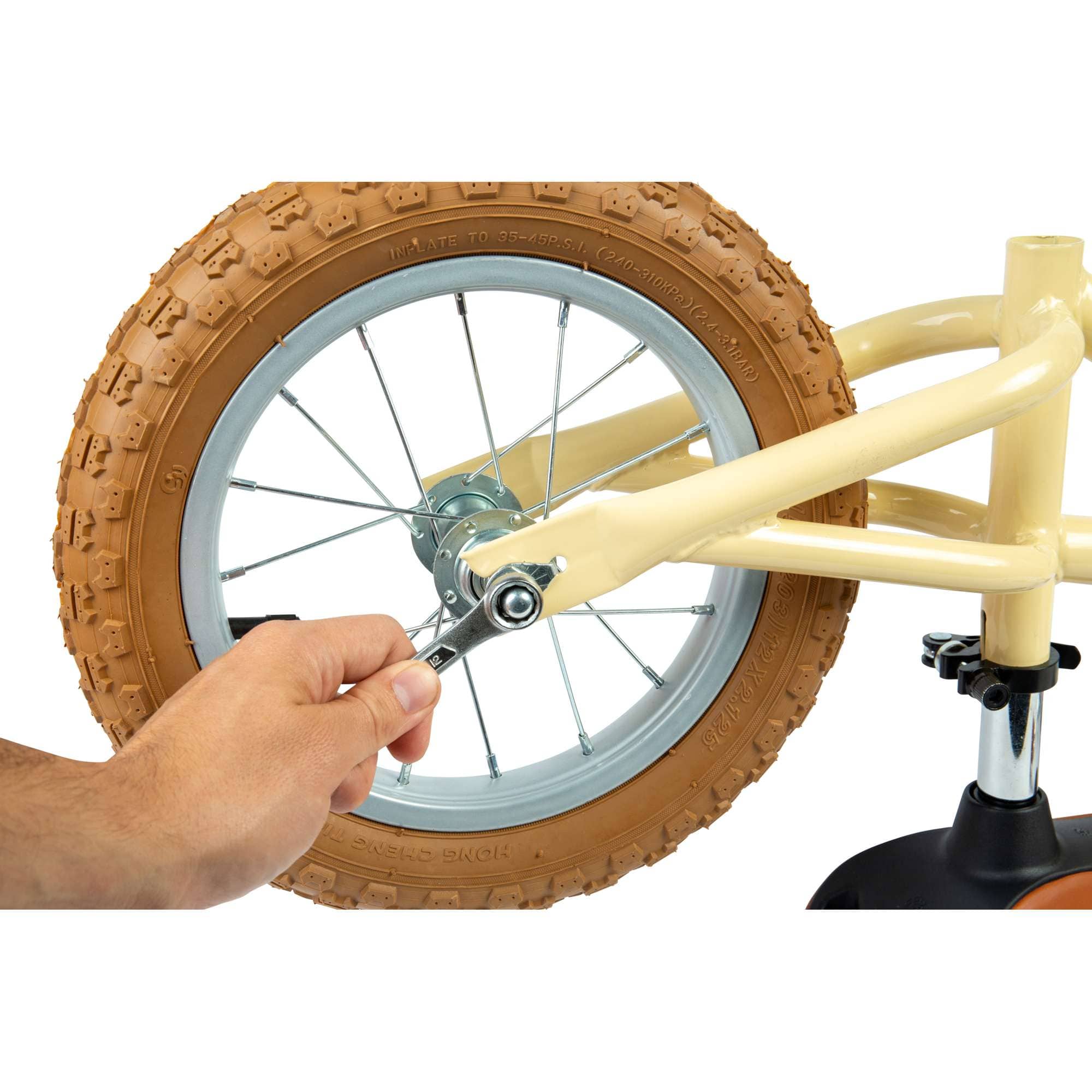 Bigjigs Toys Bigjigs Toys Balance Bike - Cream