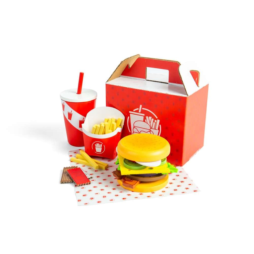 Bigjigs Toys Bigjigs Toys Burger and Fries Set