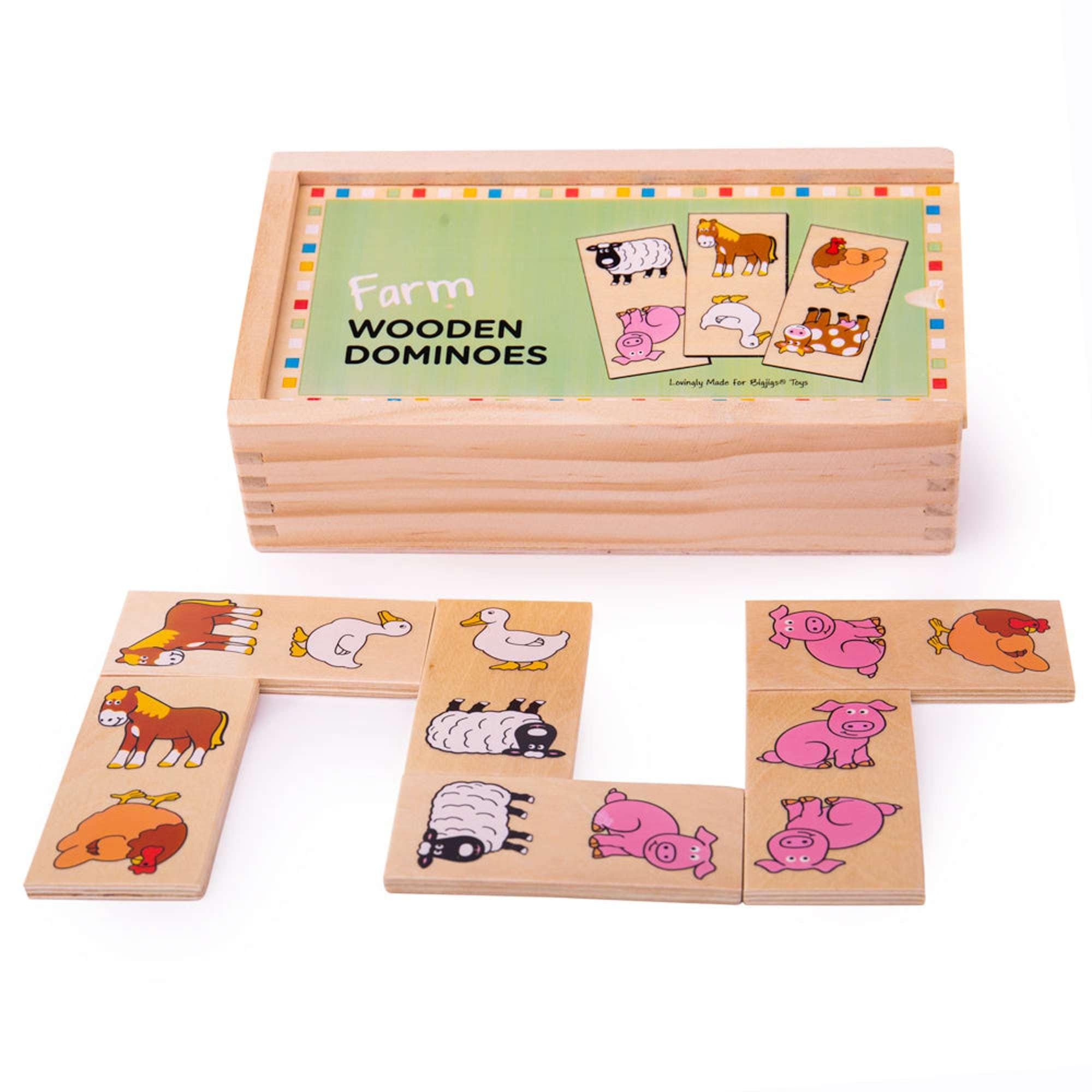 Bigjigs Toys Bigjigs Toys Farm Dominoes
