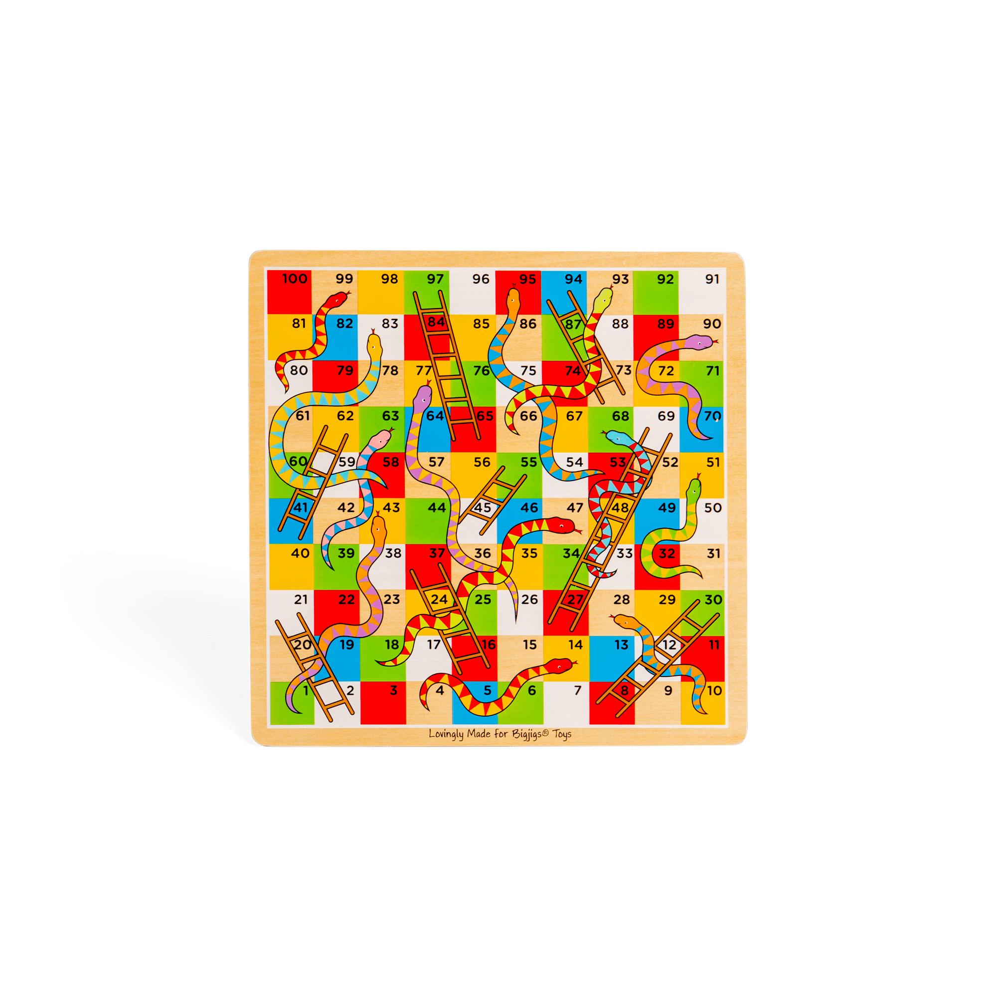 Bigjigs Toys Bigjigs Toys Traditional Snakes and Ladders