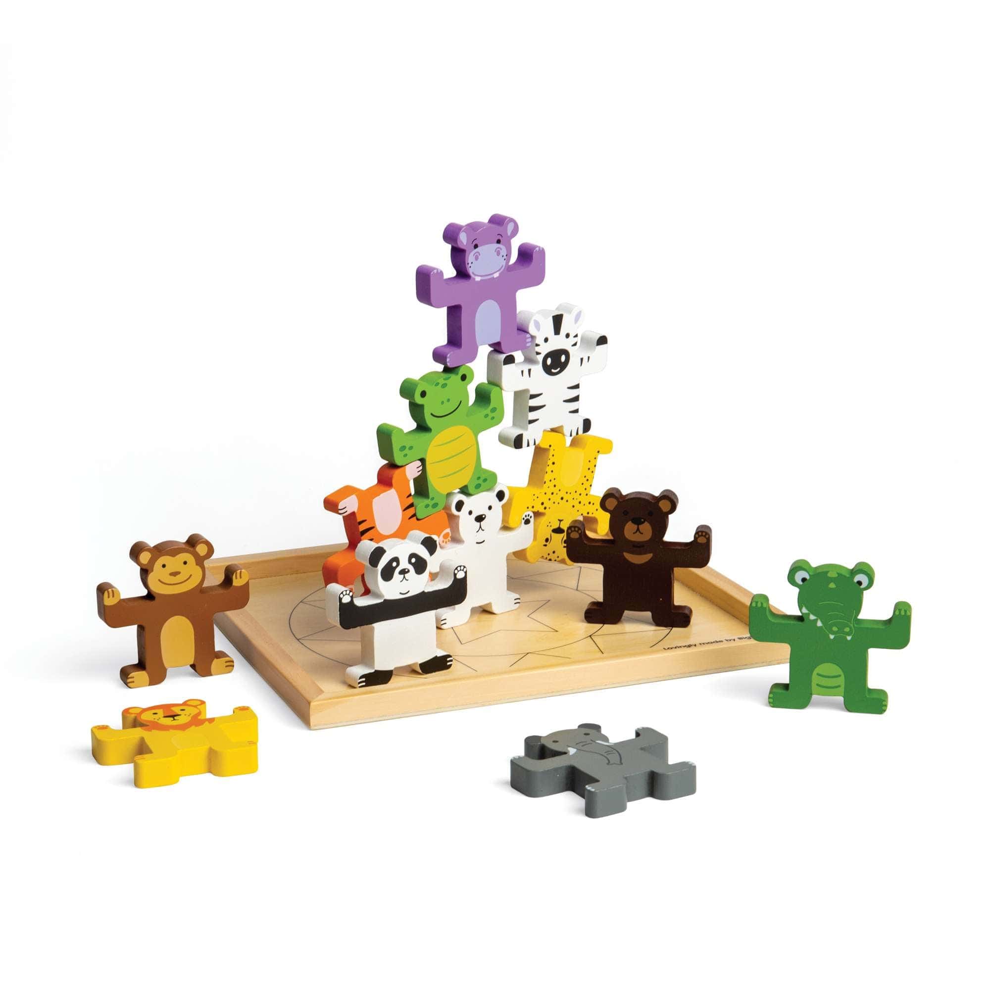 Bigjigs Toys Bigjigs Toys Wild Animal Stacker