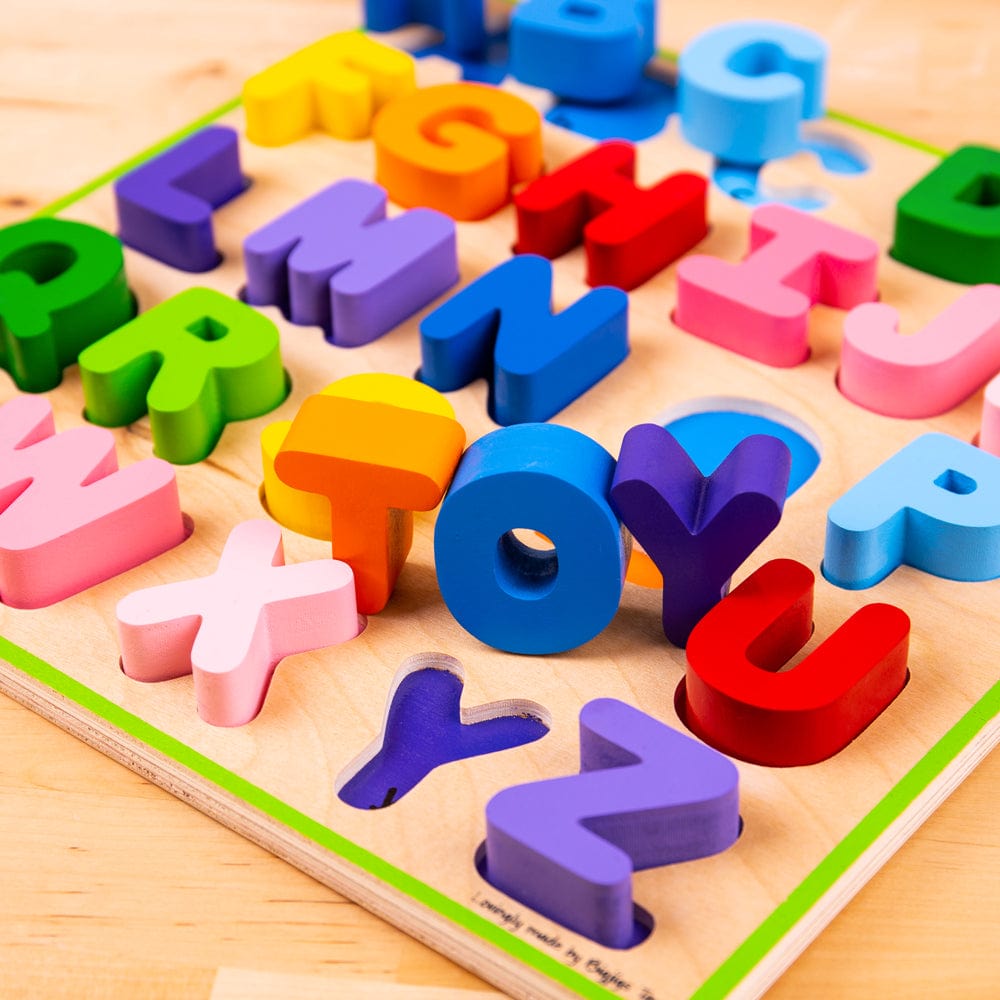 Bigjigs Toys Bigjigs Toys Wooden ABC Puzzle