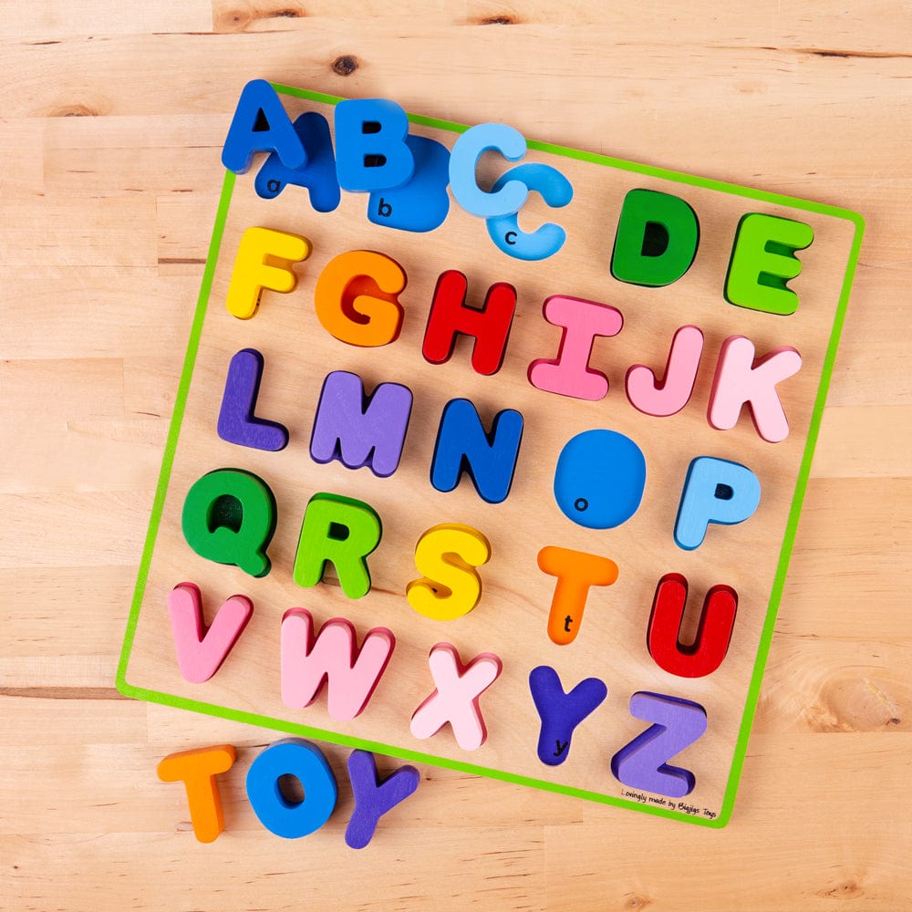 Bigjigs Toys Bigjigs Toys Wooden ABC Puzzle