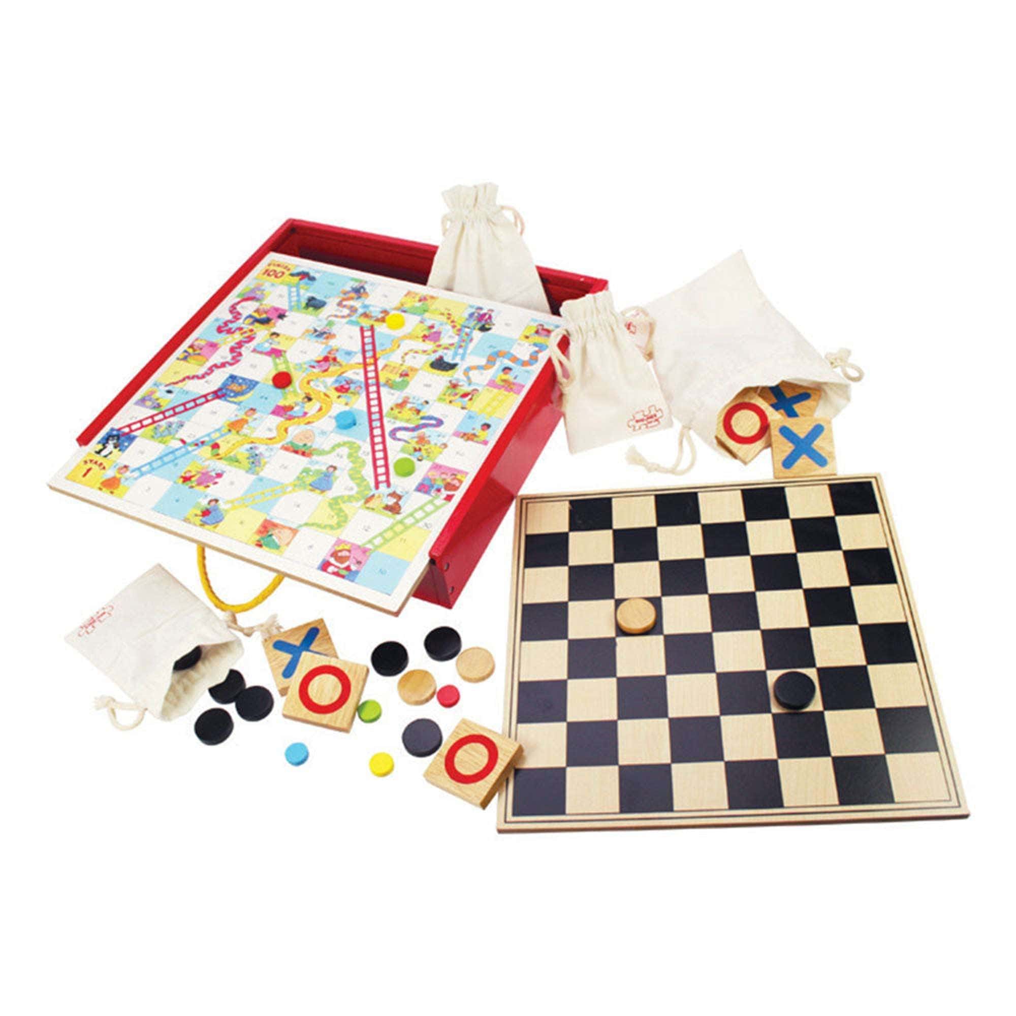 Bigjigs Toys Bigjigs Toys Wooden Games Compendium