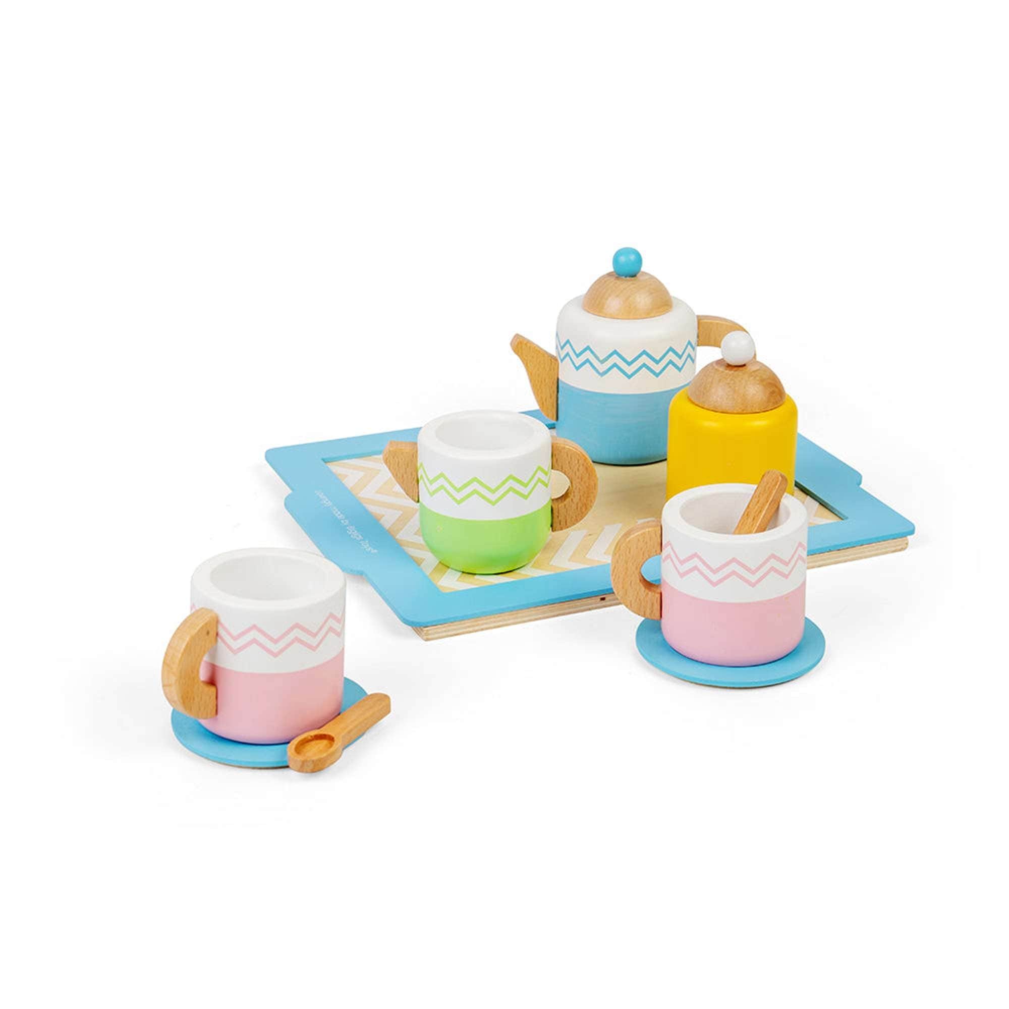 Bigjigs Toys Bigjigs Toys Wooden Tea Tray Set