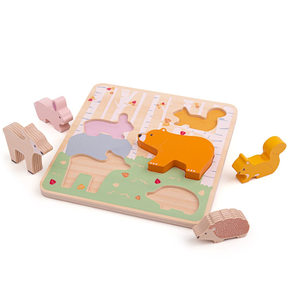 Bigjigs Toys Bigjigs Toys Woodland Chunky Puzzle