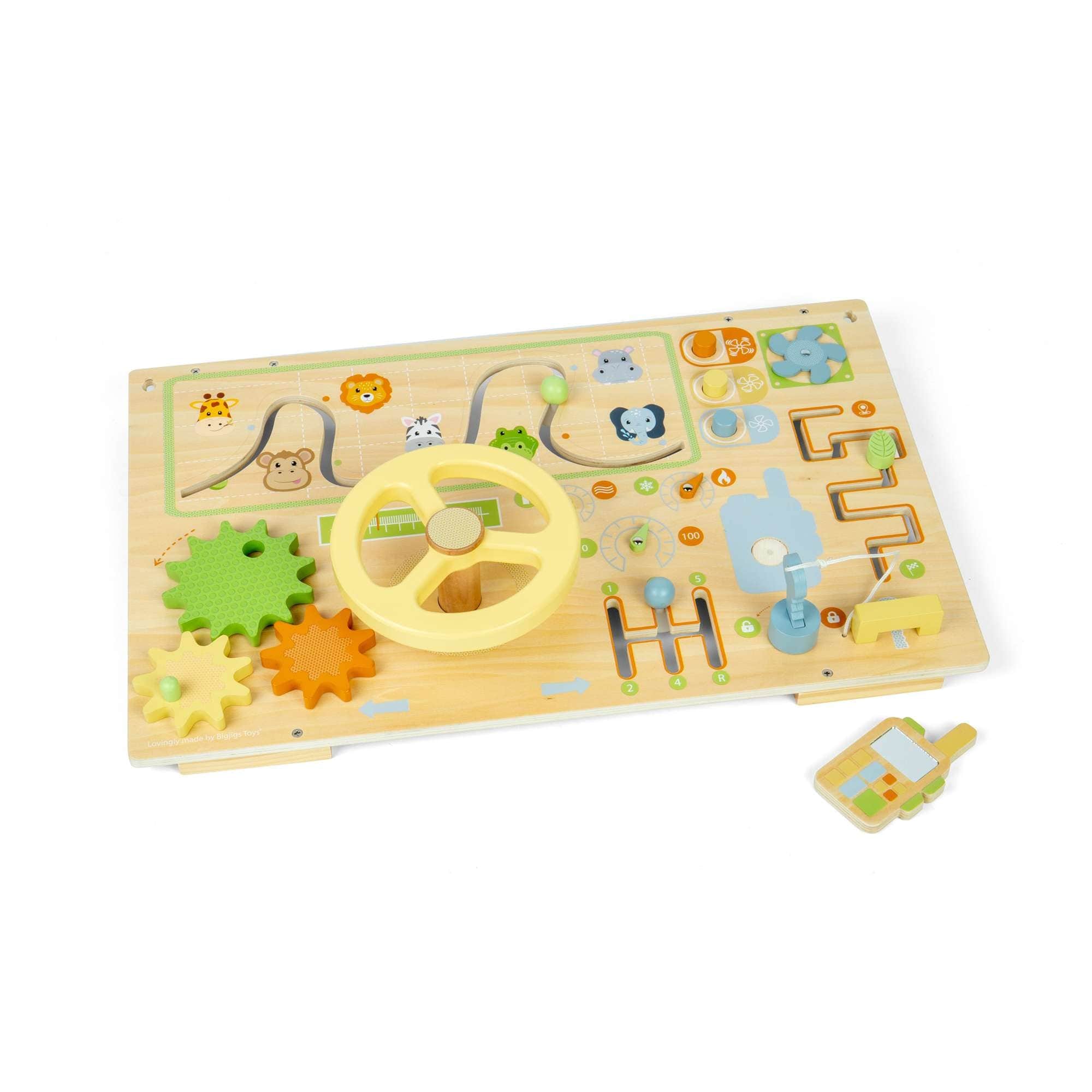 Bigjigs Toys Busy Board Bigjigs Toys Jungle Busy Board