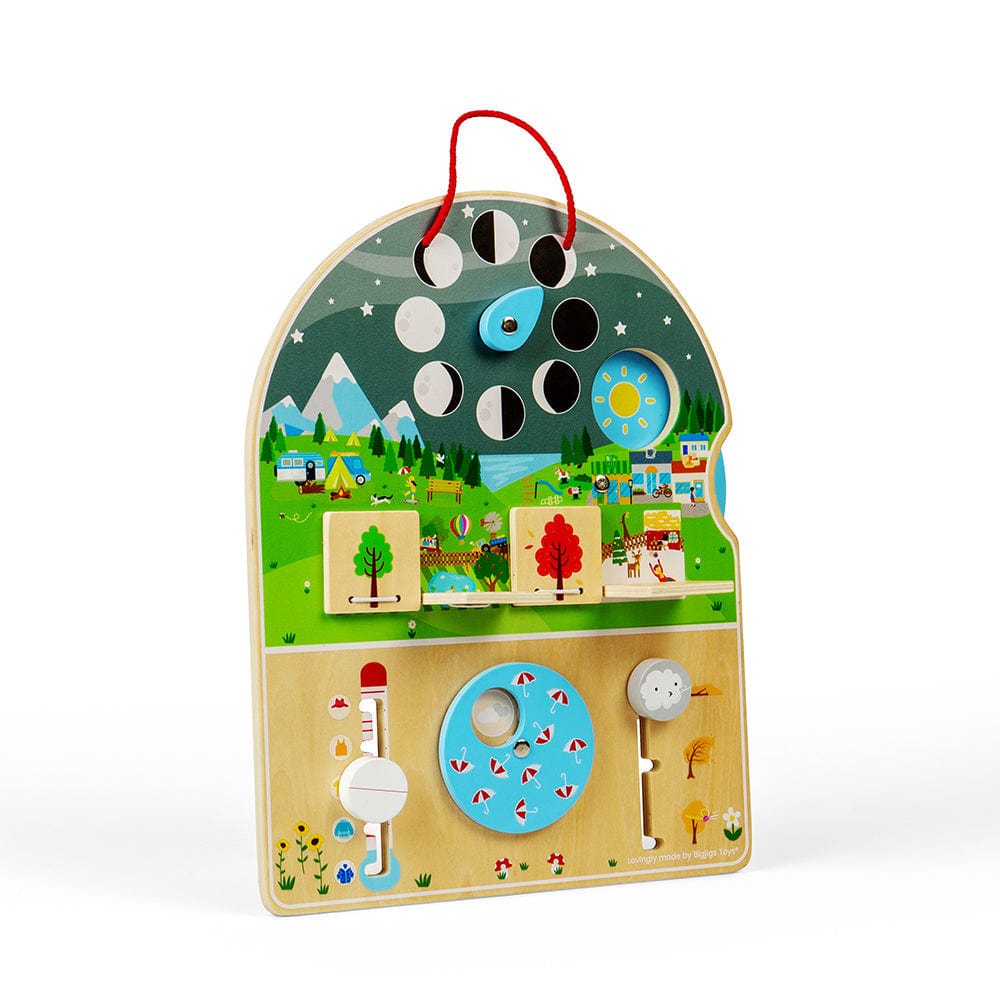 Bigjigs Toys Busy Board Bigjigs Toys Wooden Weather Board