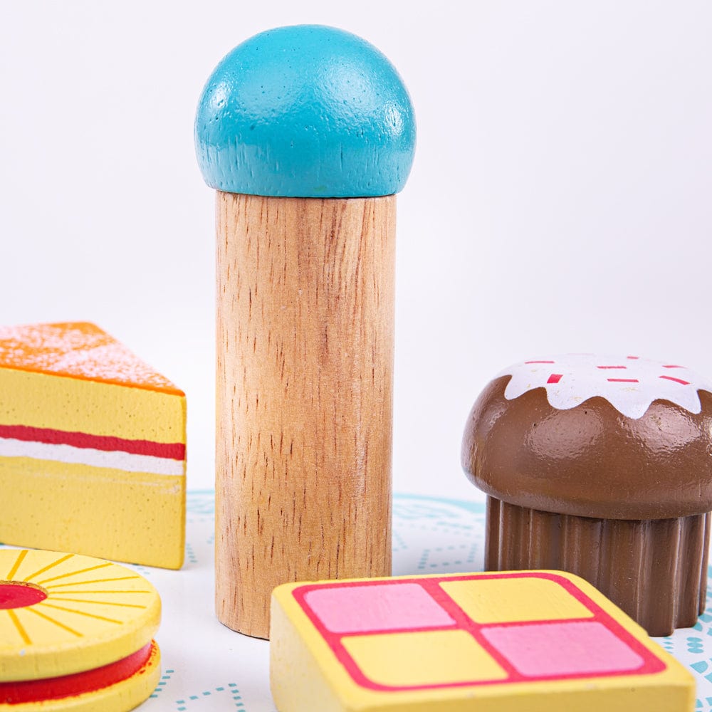 Bigjigs Toys Cake Stand With Cakes