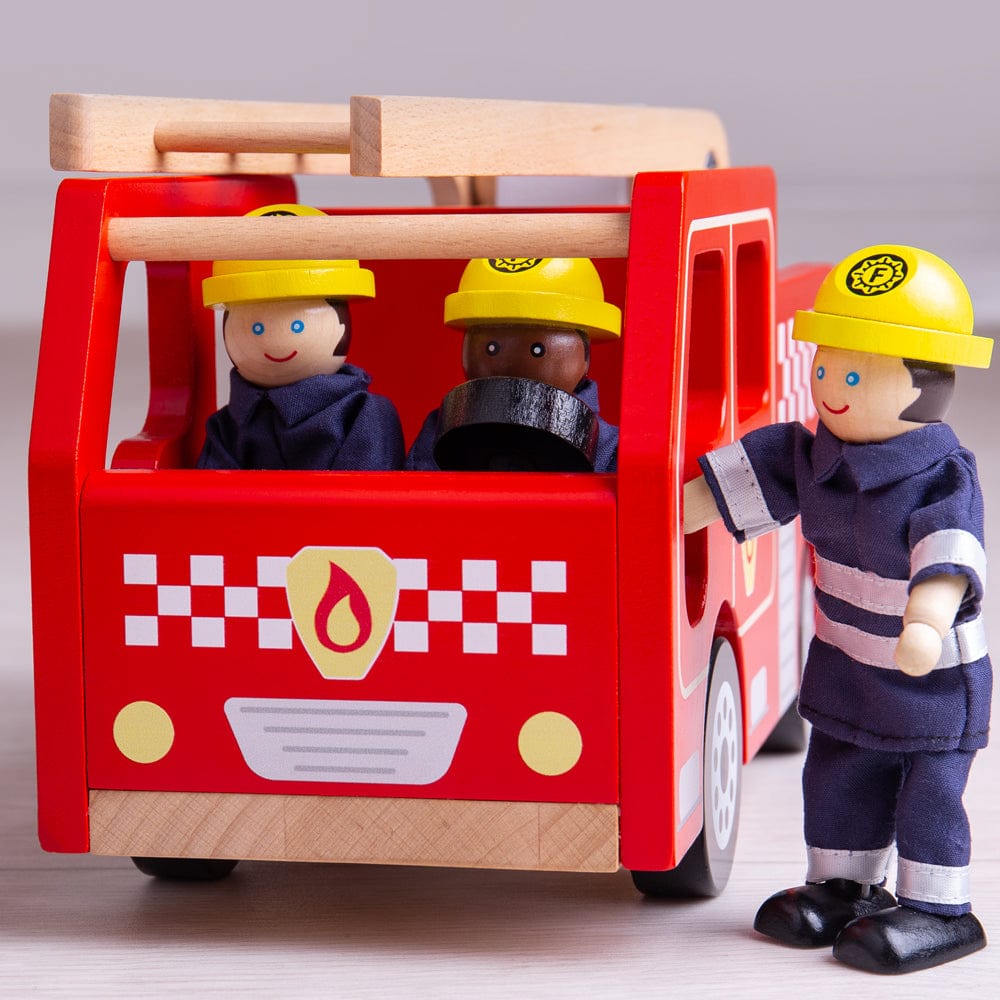 Bigjigs Toys City Fire Engine Toy