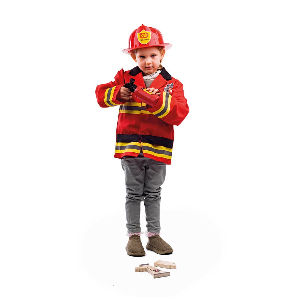 Bigjigs Toys Costume Bigjigs Toys Firefighter Dress Up Costume (Without Helmet)