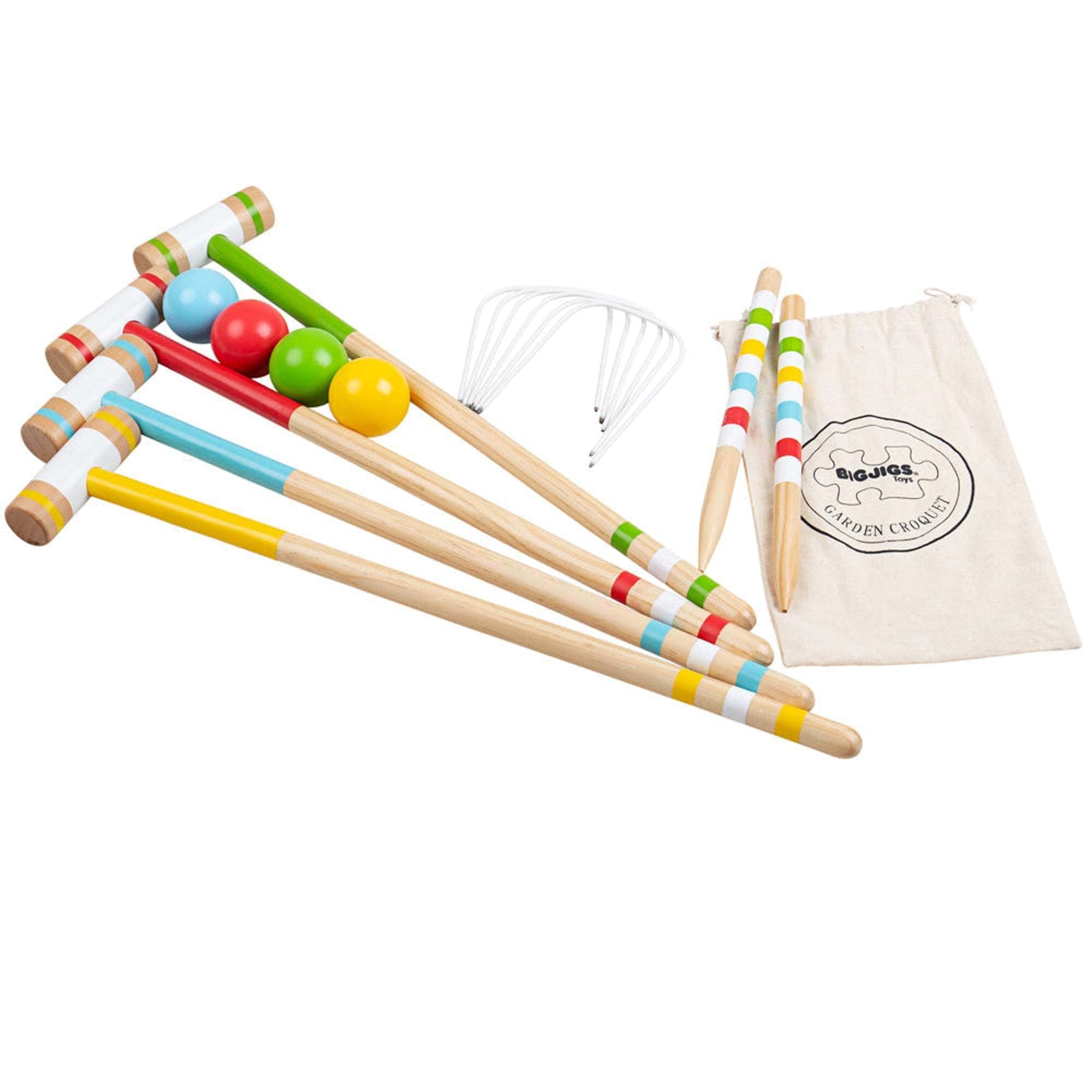 Bigjigs Toys Crouqet Set Bigjigs Toys Garden Croquet Game