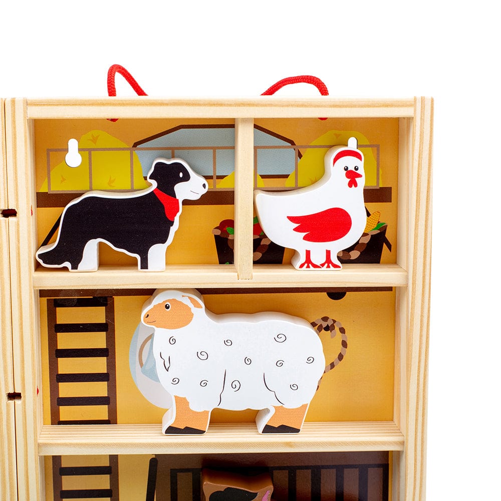 Bigjigs Toys Farm Animal Playbox