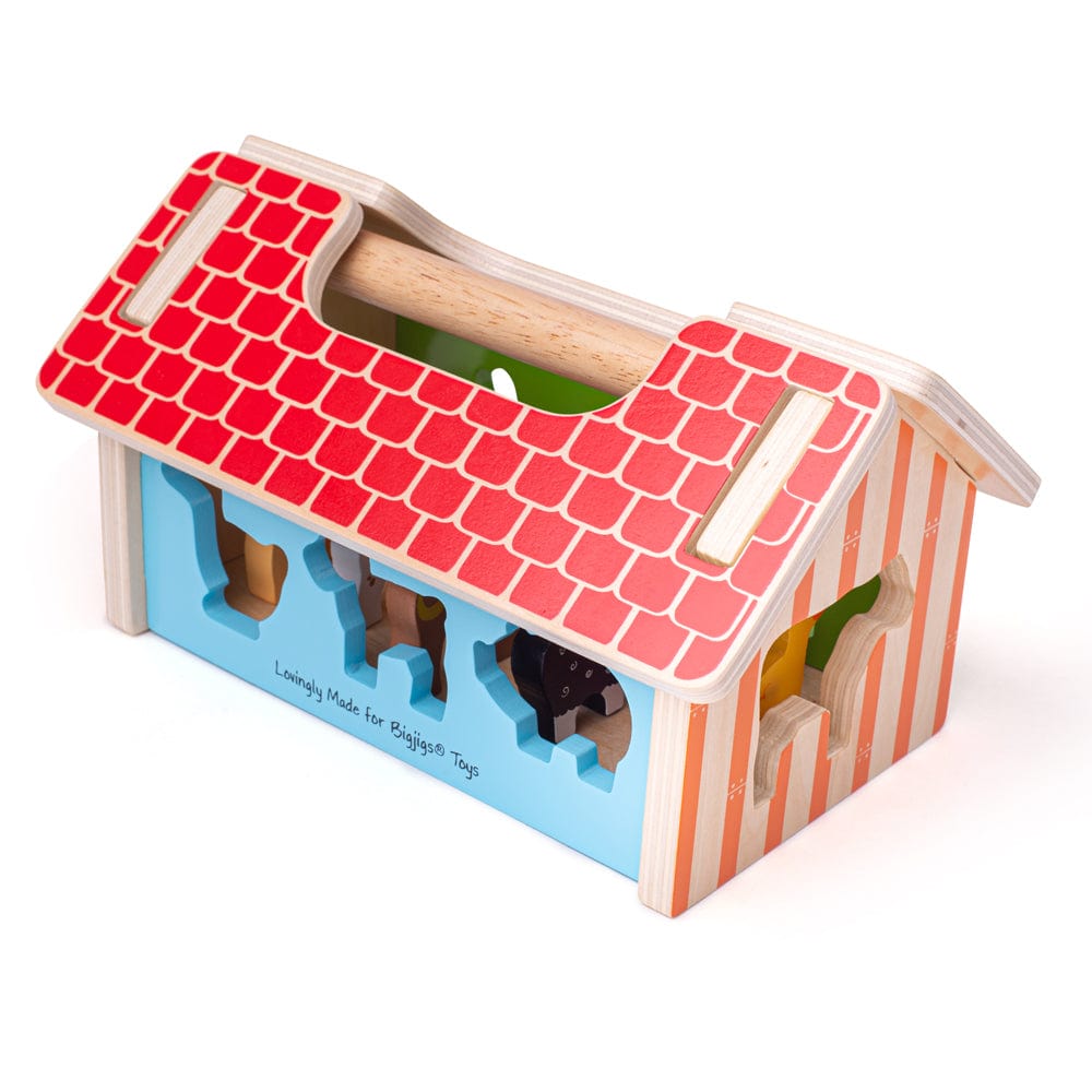 Bigjigs Toys Farmhouse Shape Sorter Toy