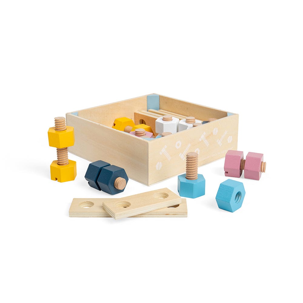 Bigjigs Toys FSC Crate of Nuts & Bolts