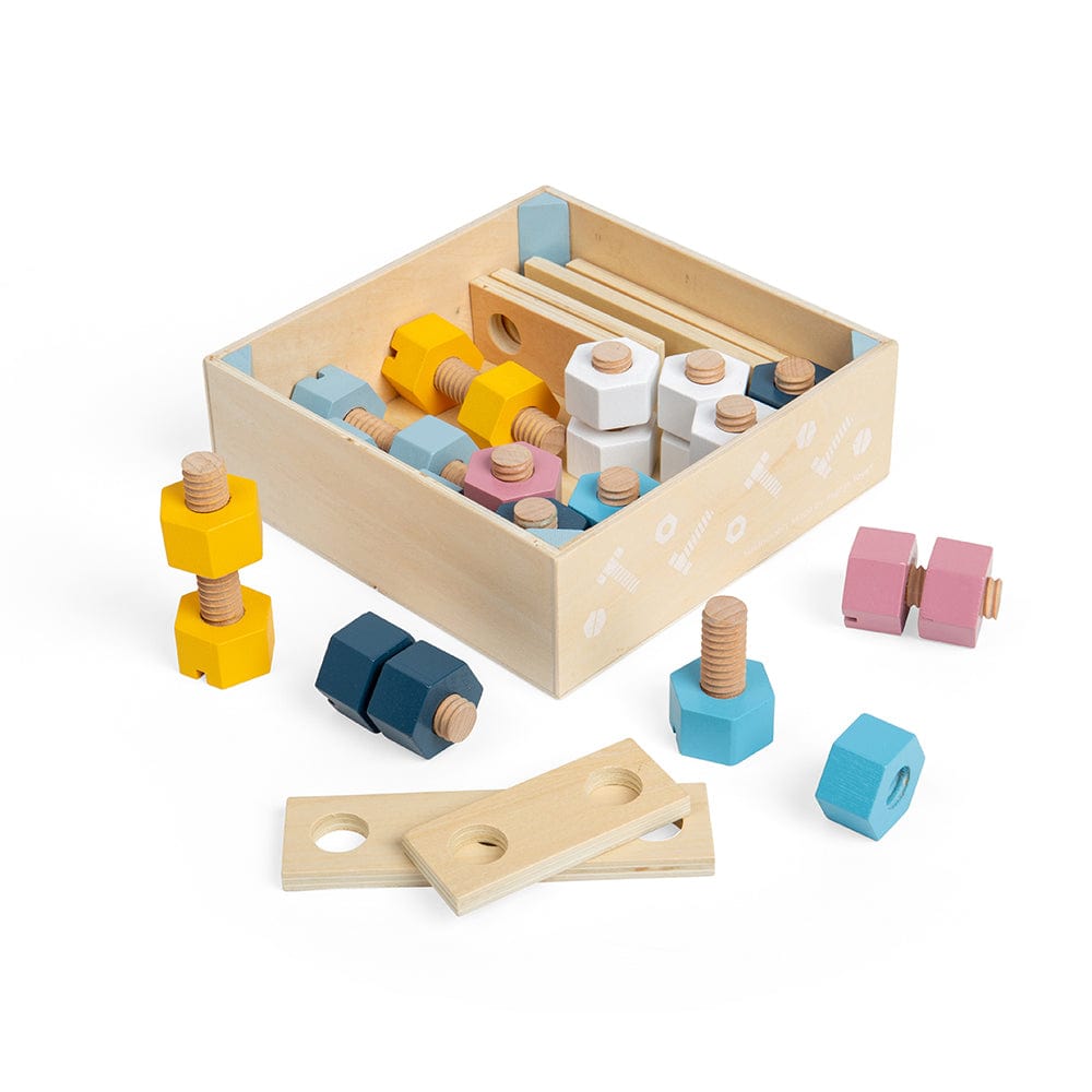 Bigjigs Toys FSC Crate of Nuts & Bolts