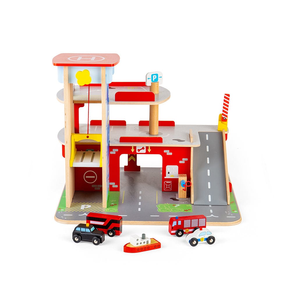 Bigjigs Toys Garage Toy Bundle