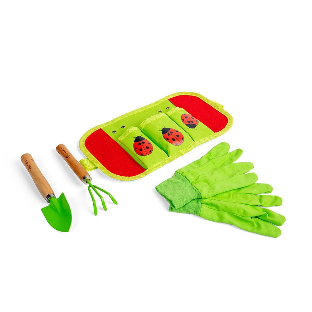Bigjigs Toys Gardening Starter Pack - Red