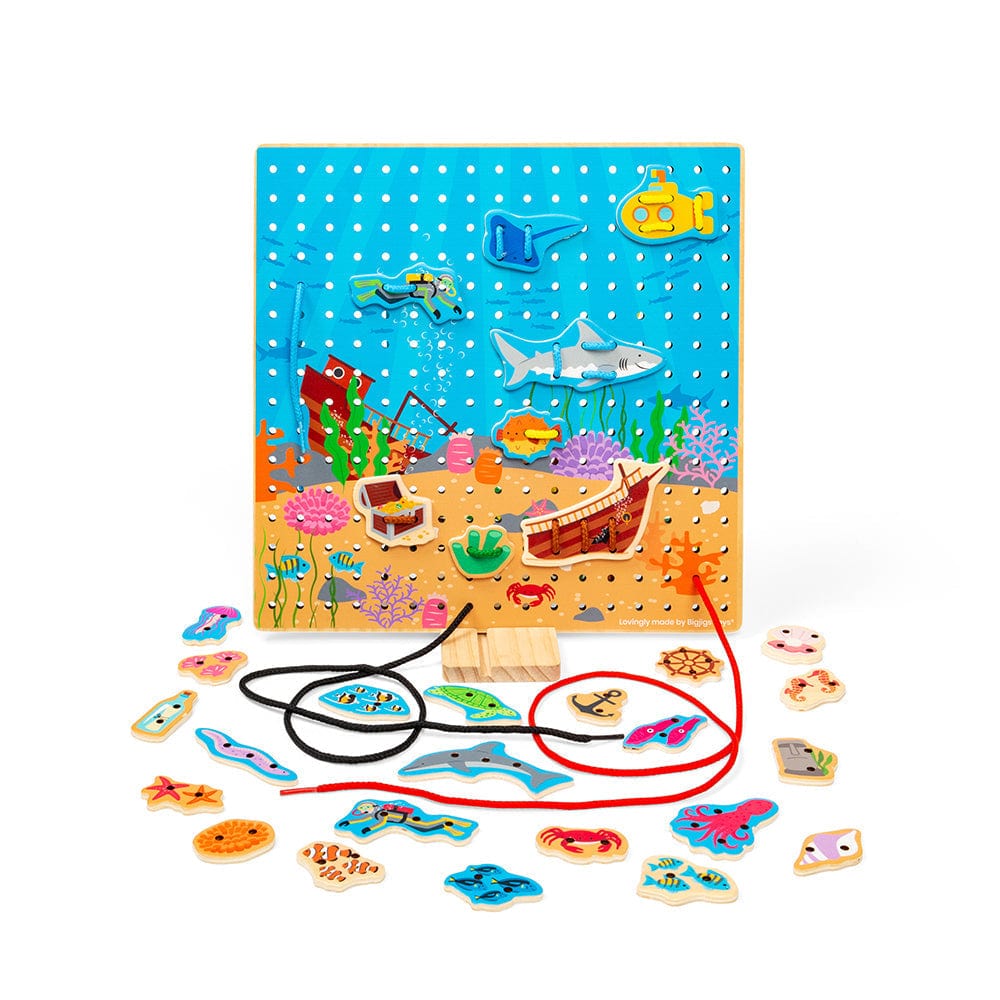 Bigjigs Toys Marine Lace-a-Shape