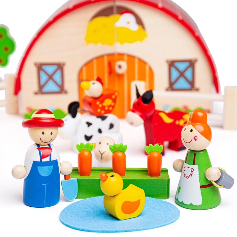 Bigjigs Toys Mini Farm Playset