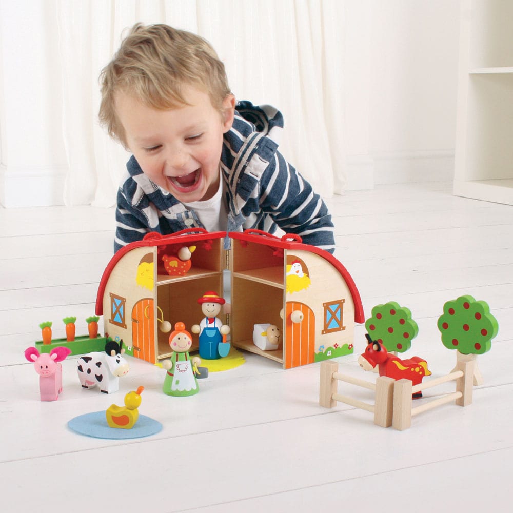 Bigjigs Toys Mini Farm Playset