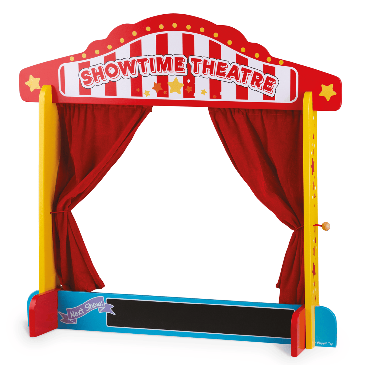 Bigjigs Toys Wooden Table Top Puppet Theatre