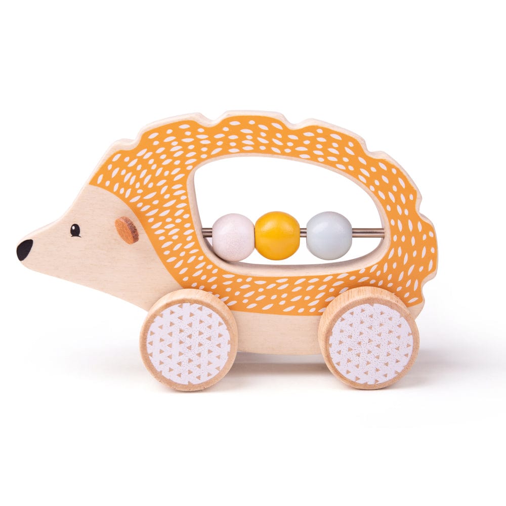 Bigjigs Toys Push Along Hedgehog - FSC 100%