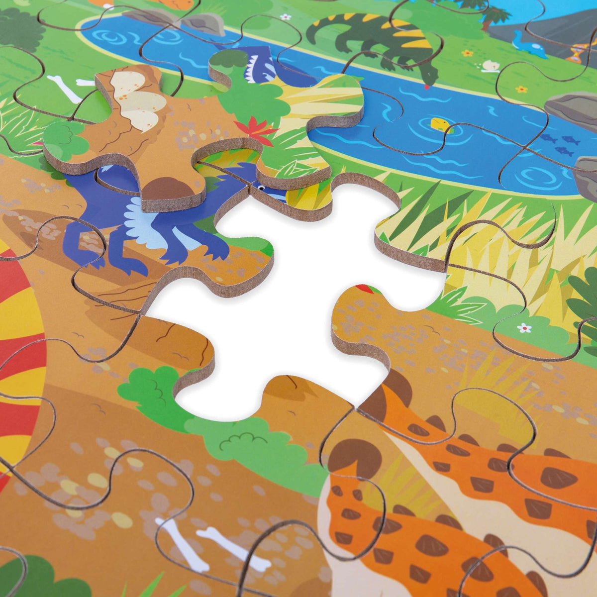 Bigjigs Toys Puzzle Bigjigs Toys Dawn of the Dinosaur Floor Puzzle - 48 Pieces