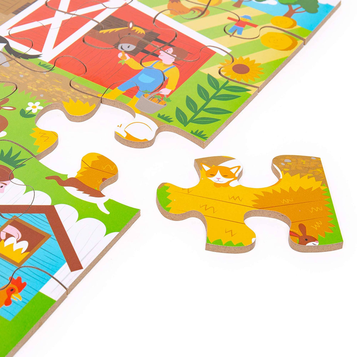 Bigjigs Toys Puzzle Bigjigs Toys Farmyard Floor Puzzle - 48 Pieces