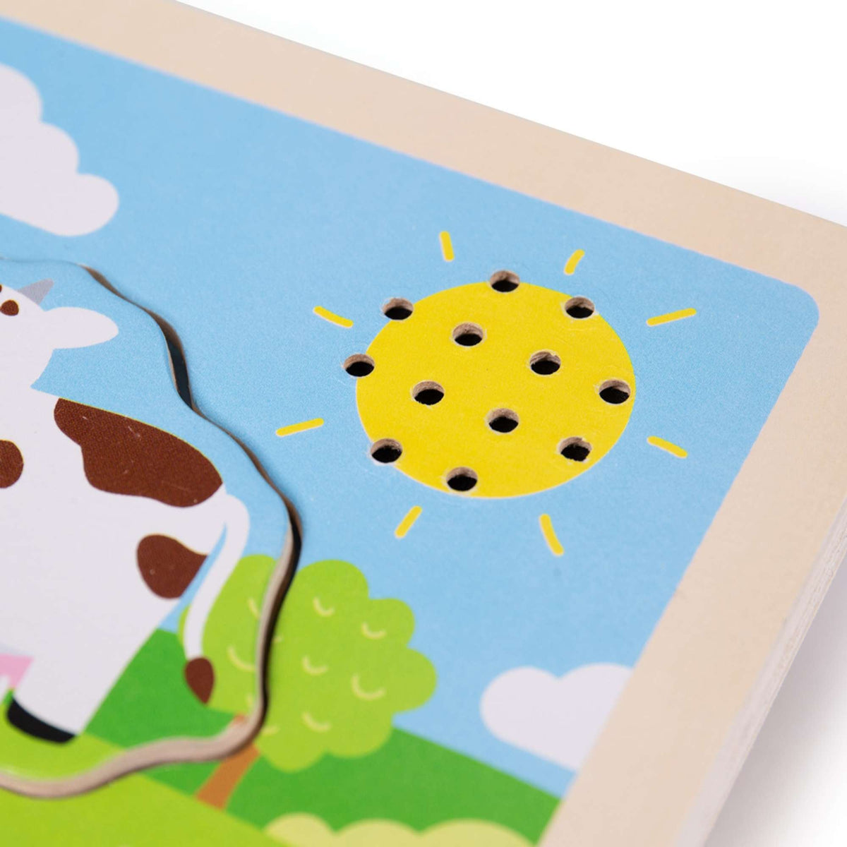 Bigjigs Toys Puzzle Bigjigs Toys Wooden Farm Sounds Puzzle