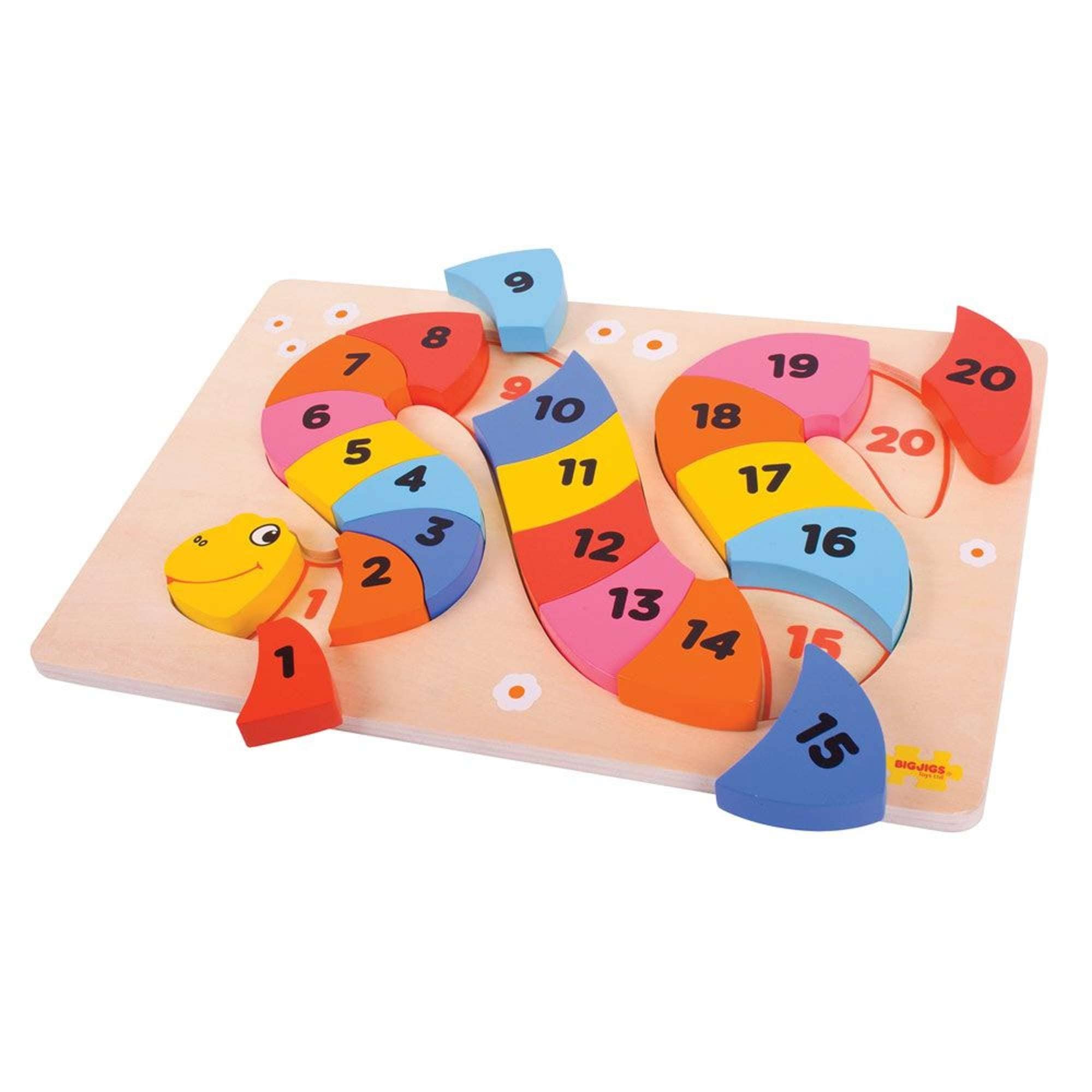 Bigjigs Toys Puzzle Bigjigs Toys Wooden Snake Puzzle
