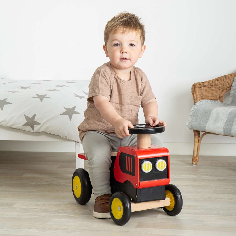 Bigjigs Toys Ride On Tractor Bigjigs Toys Wooden Ride On Tractor