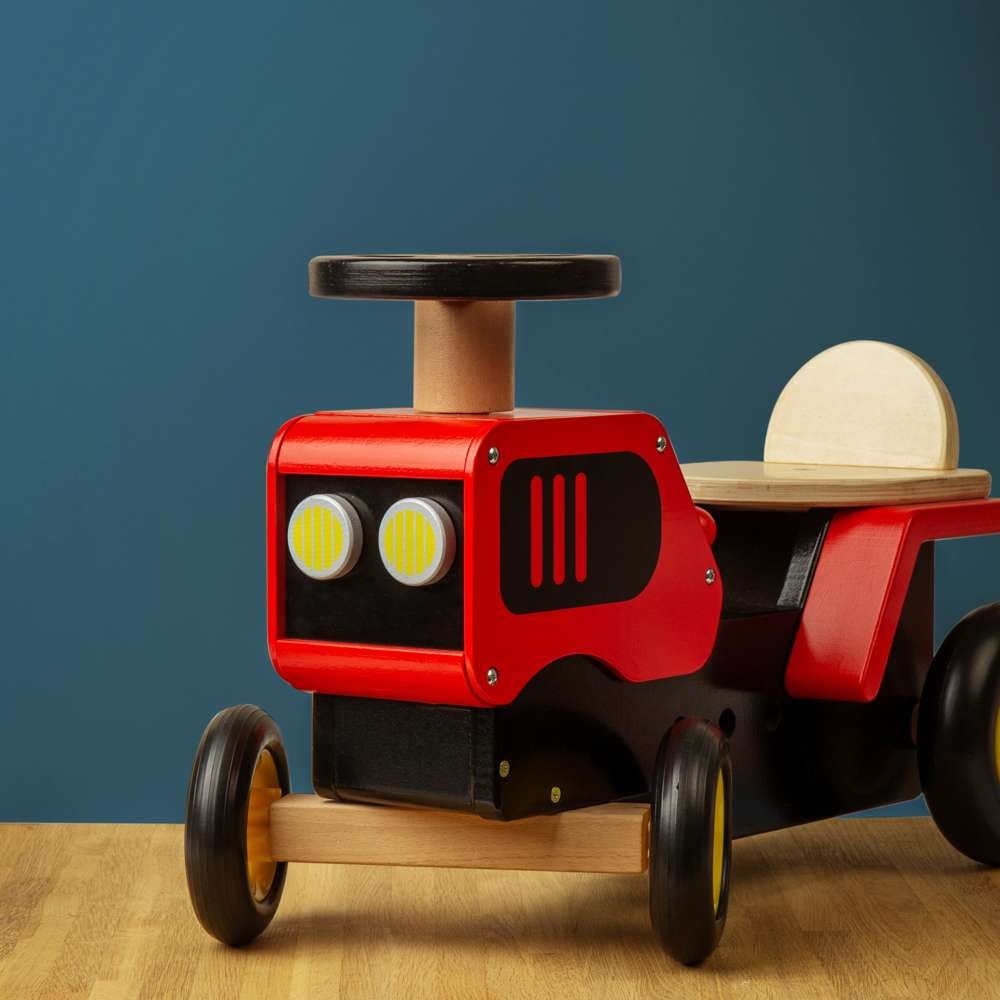 Bigjigs Toys Ride On Tractor Bigjigs Toys Wooden Ride On Tractor