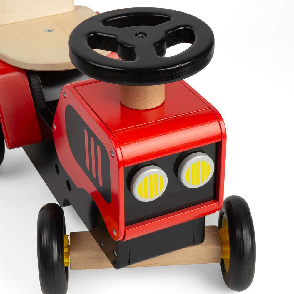 Bigjigs Toys Ride On Tractor Bigjigs Toys Wooden Ride On Tractor