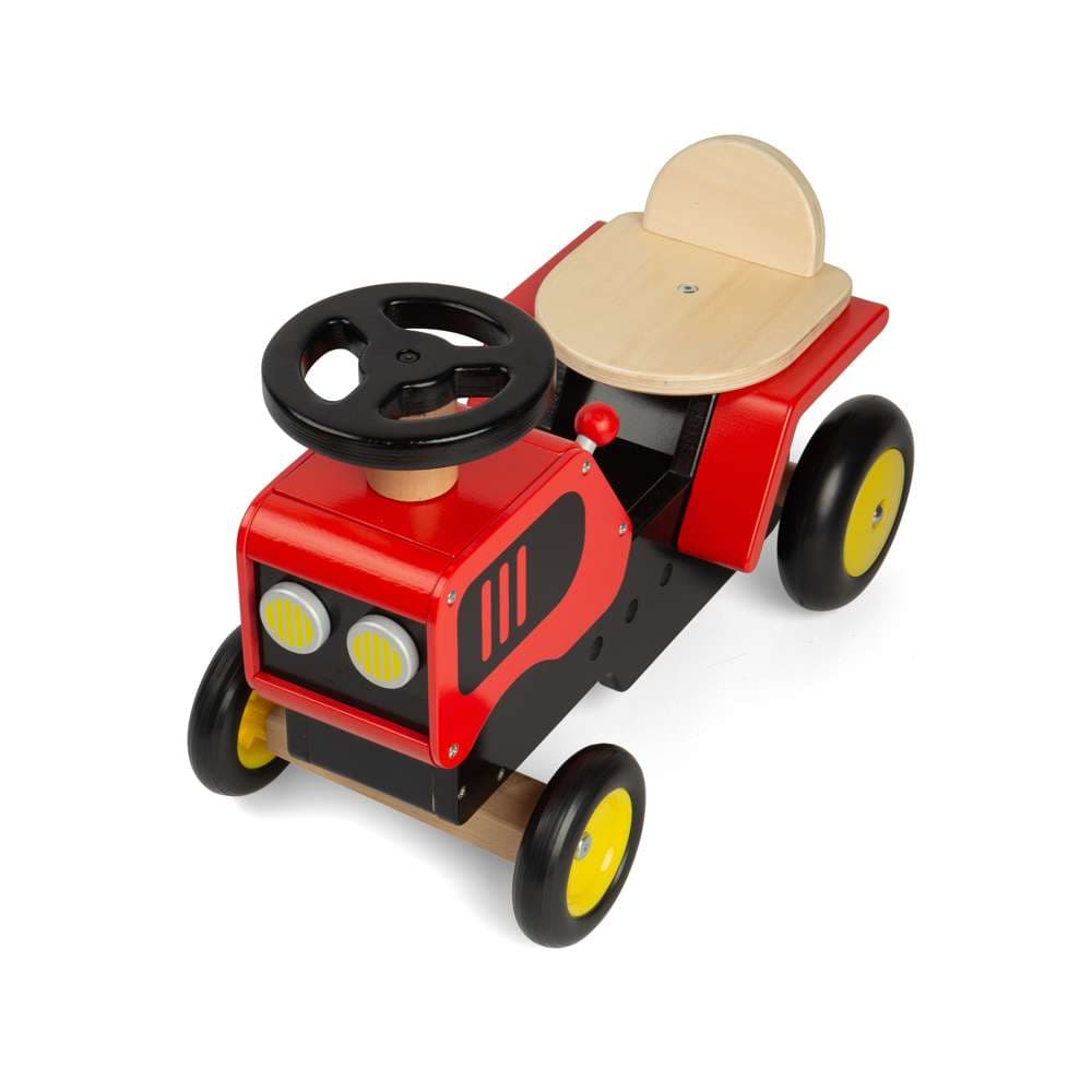 Bigjigs Toys Ride On Tractor Bigjigs Toys Wooden Ride On Tractor
