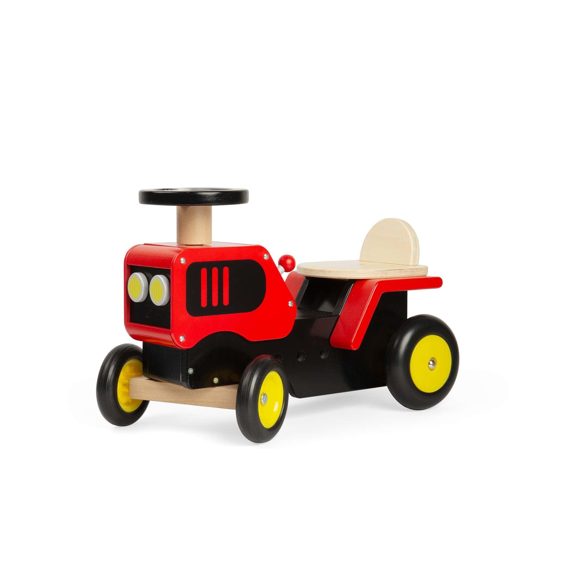 Bigjigs Toys Ride On Tractor Bigjigs Toys Wooden Ride On Tractor