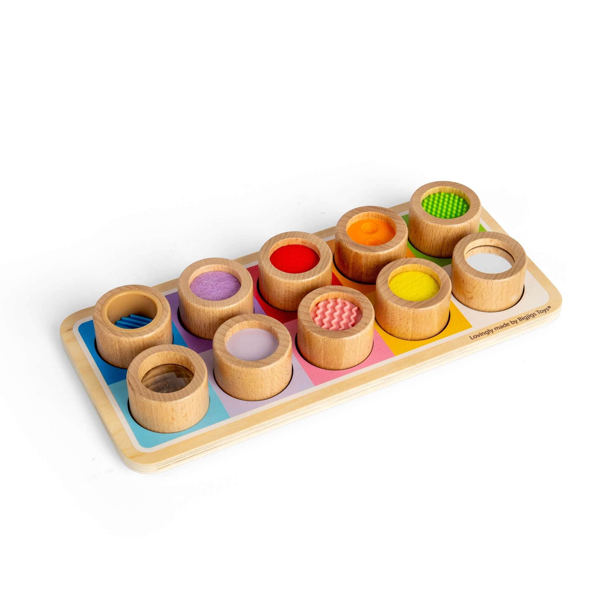 Bigjigs Toys Sensory Board Bigjigs Toys Wooden Sensory Board