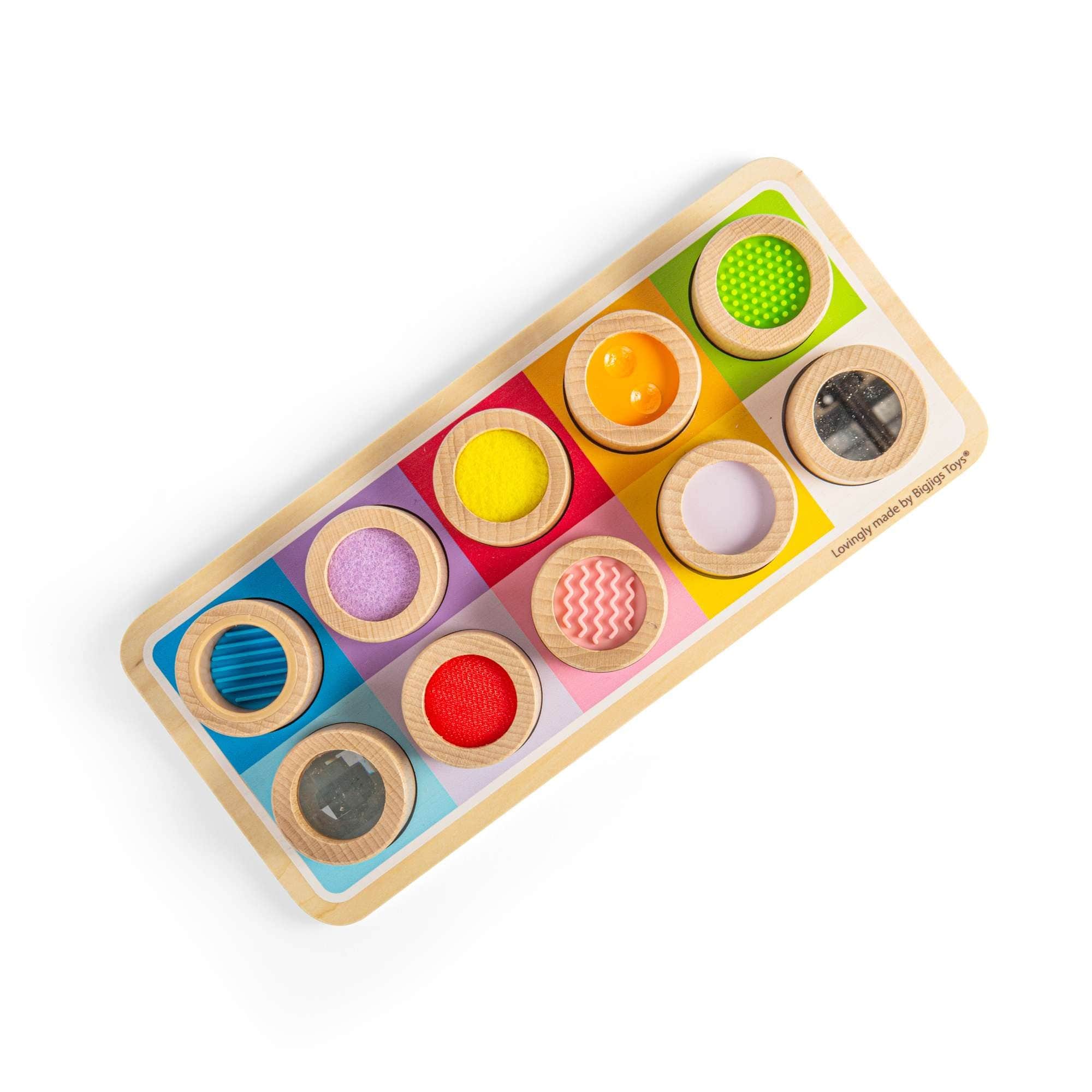 Bigjigs Toys Sensory Board Bigjigs Toys Wooden Sensory Board