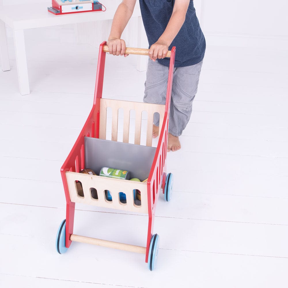 Bigjigs Toys Shopping Trolley Toy