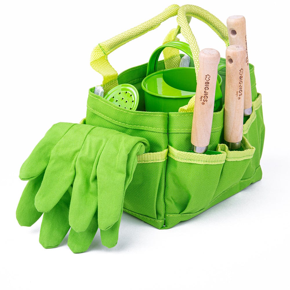 Bigjigs Toys Short Handled Gardening Tool Bundle