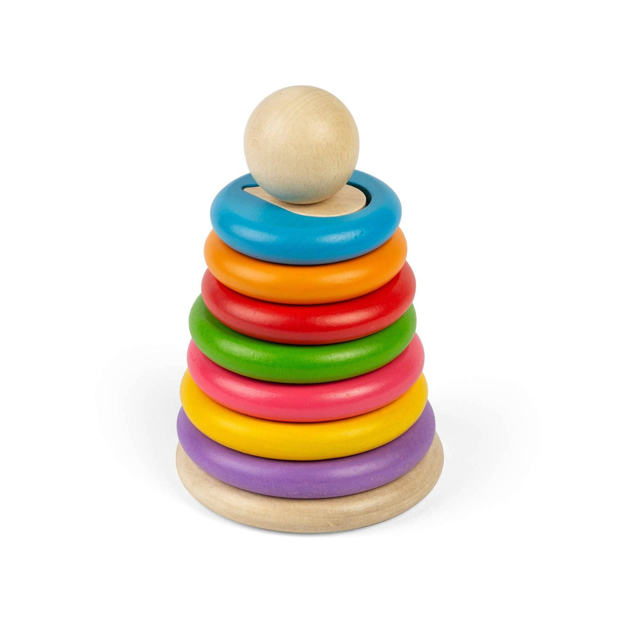 Bigjigs Toys Stacking Toy Bigjigs Toys Wooden Secret Shape Stacker