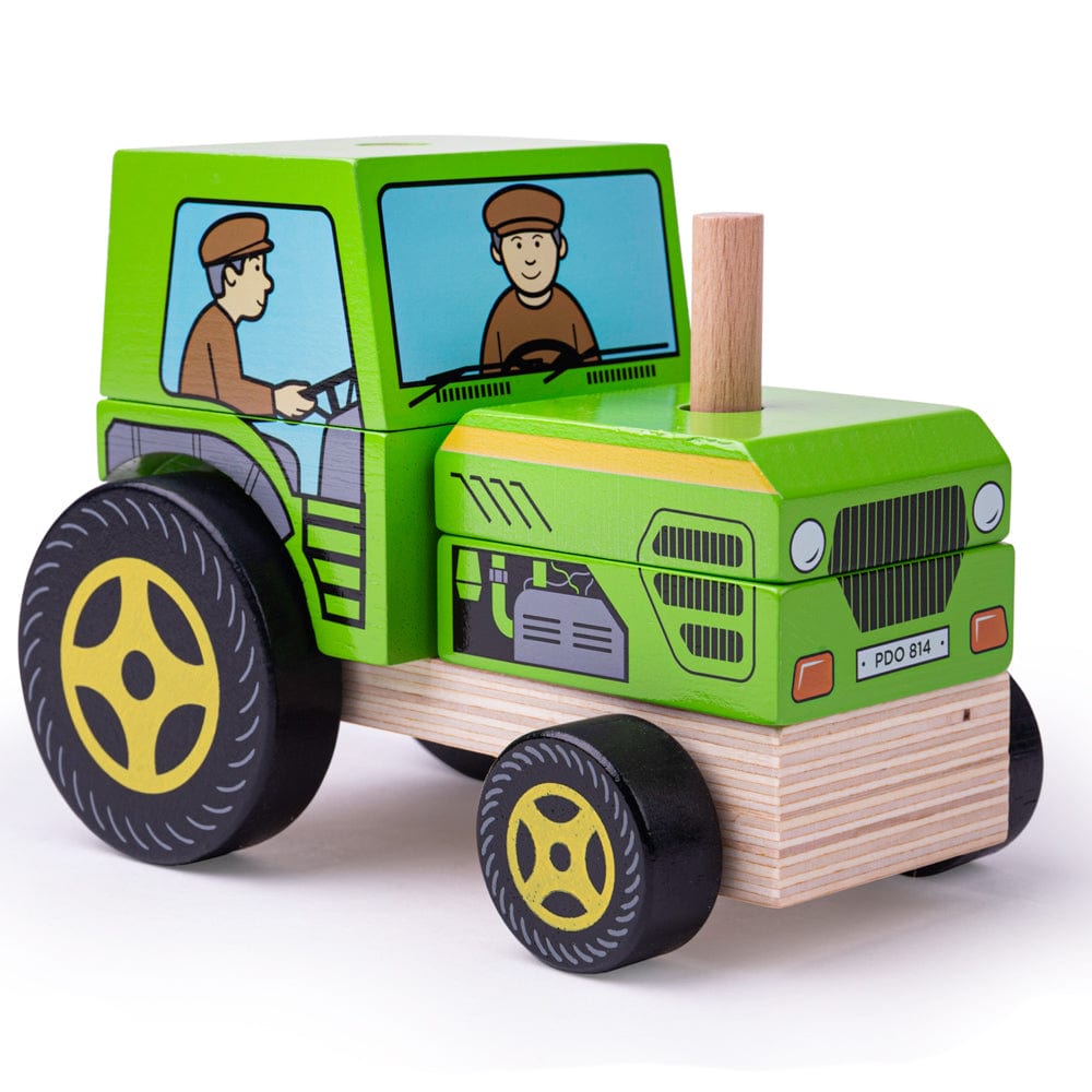 Bigjigs Toys Stacking Tractor Toy