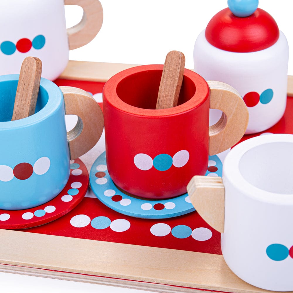 Bigjigs Toys Tea Set and Tray